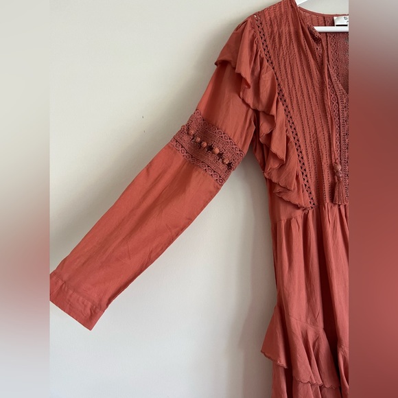 SEA NY RUFFLE DRESS SIZE 4 - Picture 2 of 8